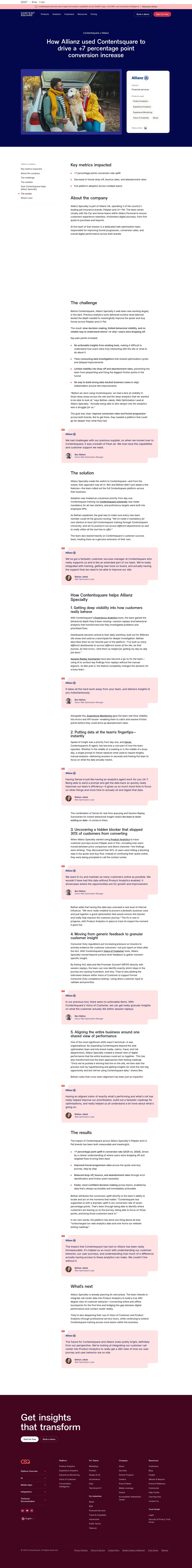 Contentsquare desktop