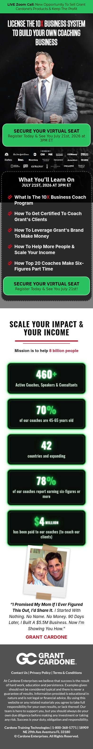 Grant Cardone mobile
