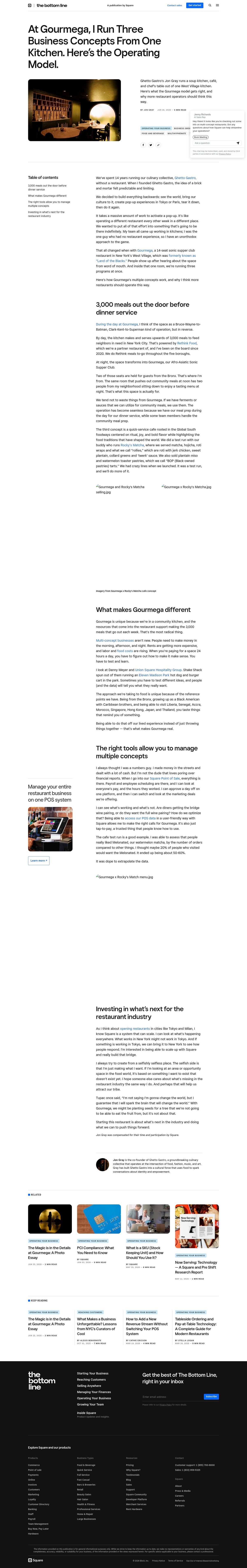 Square desktop