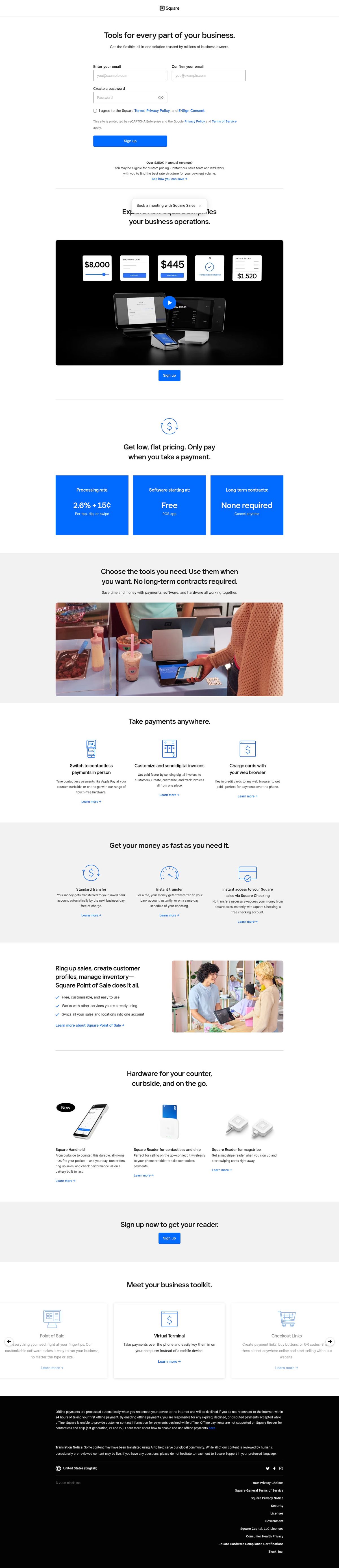 Square desktop
