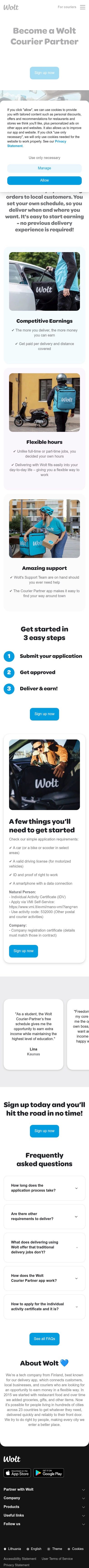 Wolt mobile