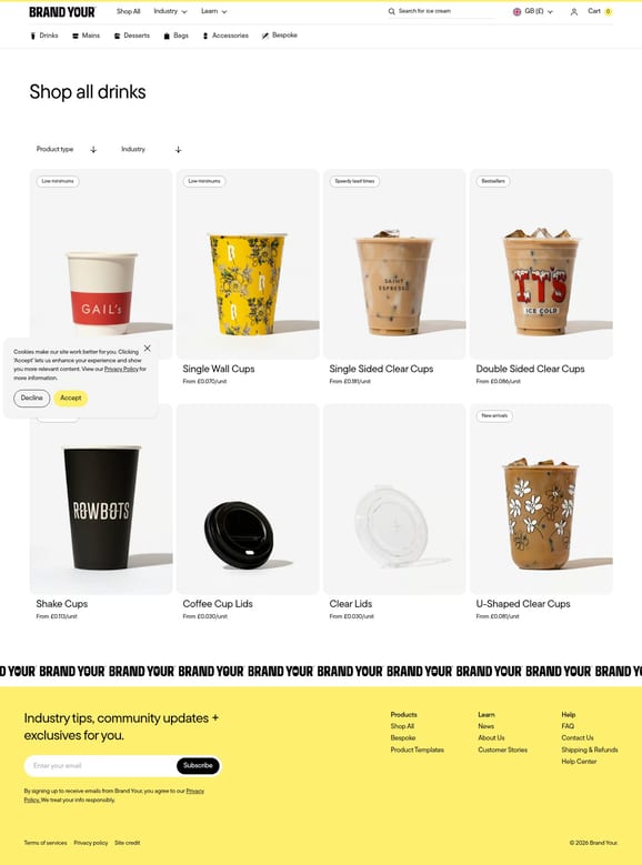 Brandyour desktop