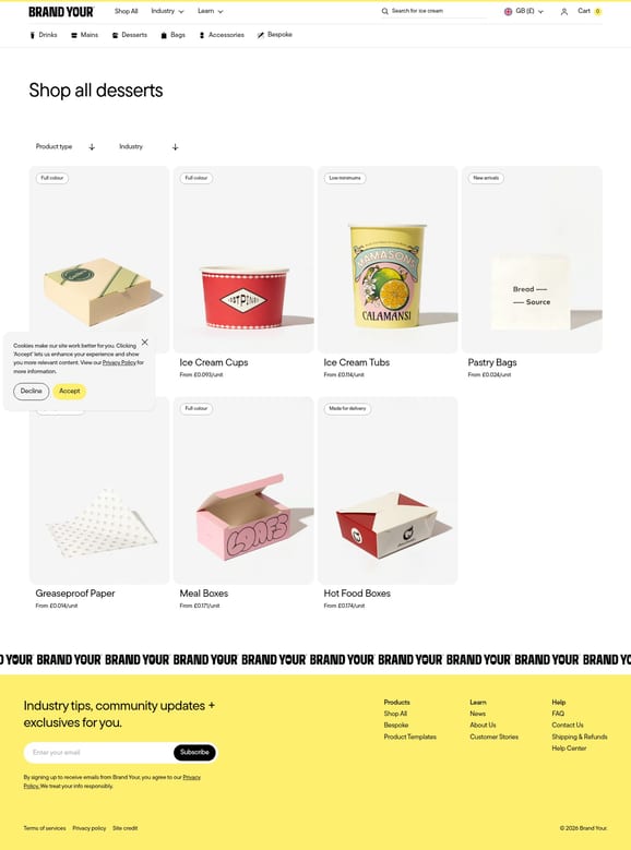 Brandyour desktop