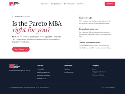 Paretoschool