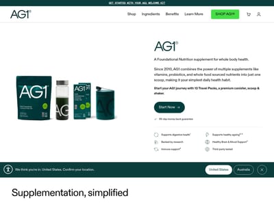 AG1 by Athletic Greens