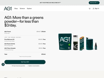 AG1 by Athletic Greens