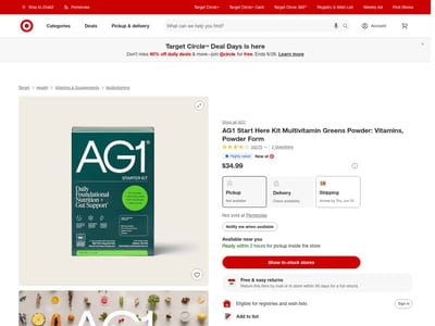AG1 by Athletic Greens