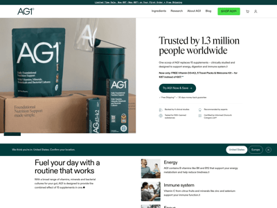 AG1 by Athletic Greens