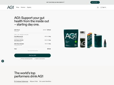 AG1 by Athletic Greens
