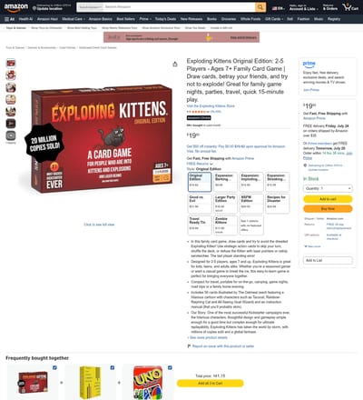 Exploding Kittens